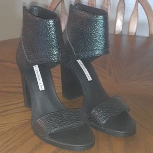 Other stories shoes size 7 metalic purple green